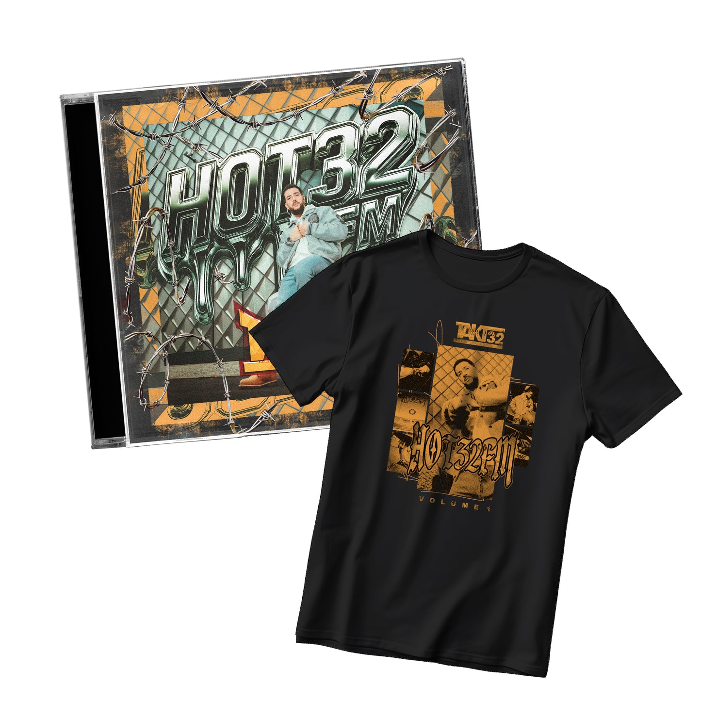 Takt32 - "HOT32 FM" EP - T-Shirt Bundle